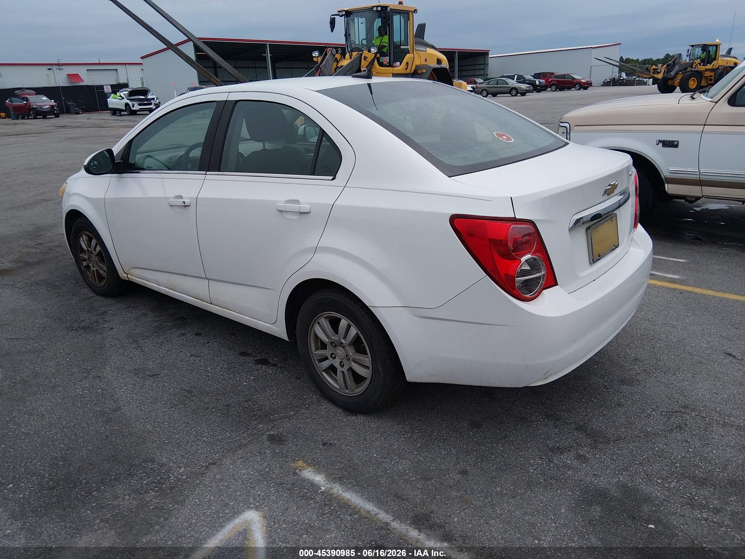 2014 Chevrolet Sonic Lt Auto White vin: 1G1JC5SH3E4177906