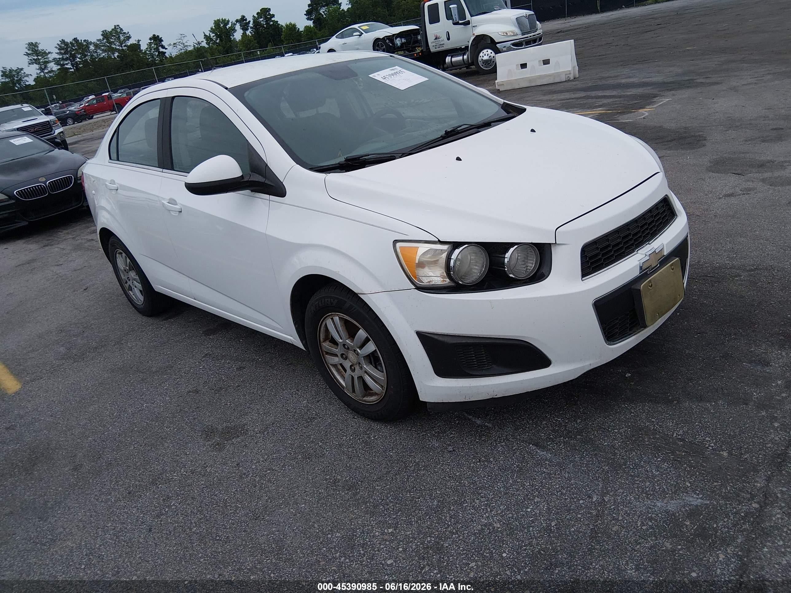 2014 Chevrolet Sonic Lt Auto White vin: 1G1JC5SH3E4177906