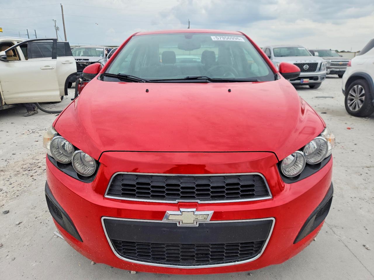 2014 Chevrolet Sonic Lt Red vin: 1G1JC5SH3E4205882