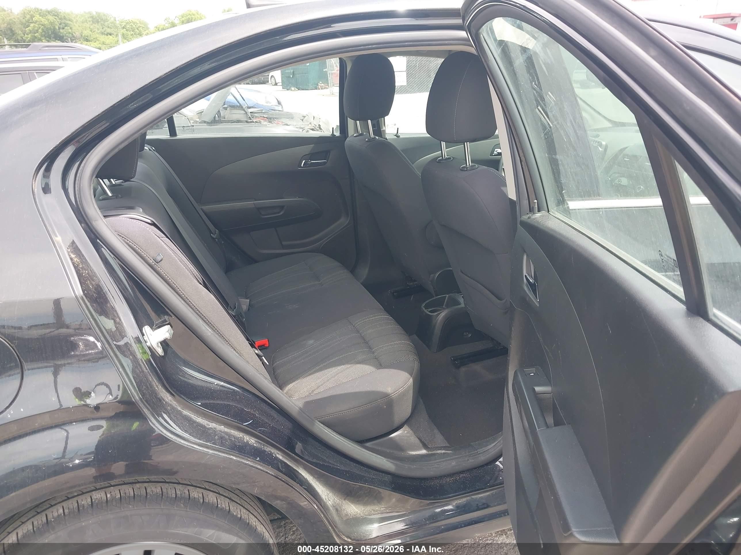 2014 Chevrolet Sonic Lt Auto Black vin: 1G1JC5SH3E4229518