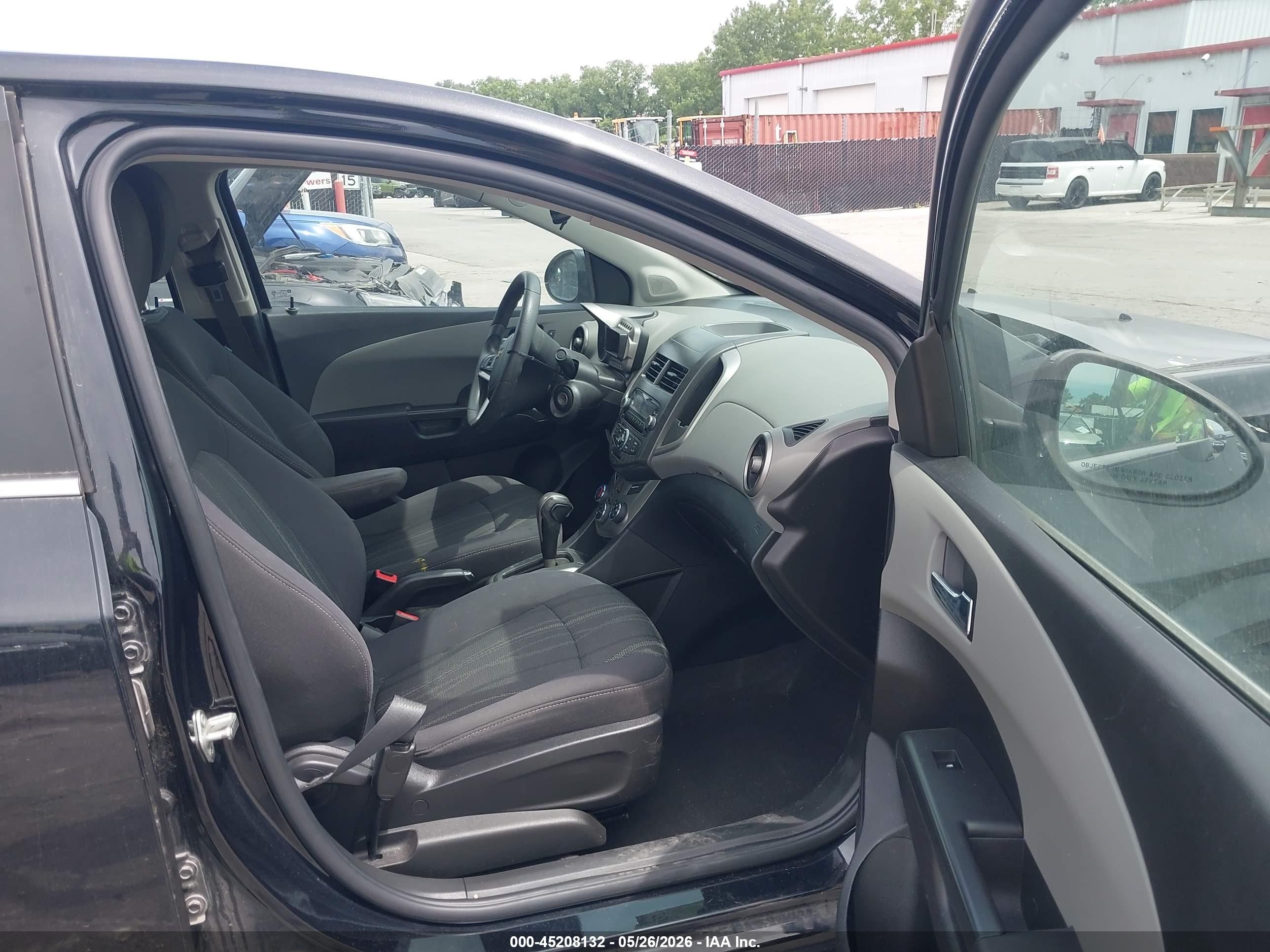 2014 Chevrolet Sonic Lt Auto Black vin: 1G1JC5SH3E4229518