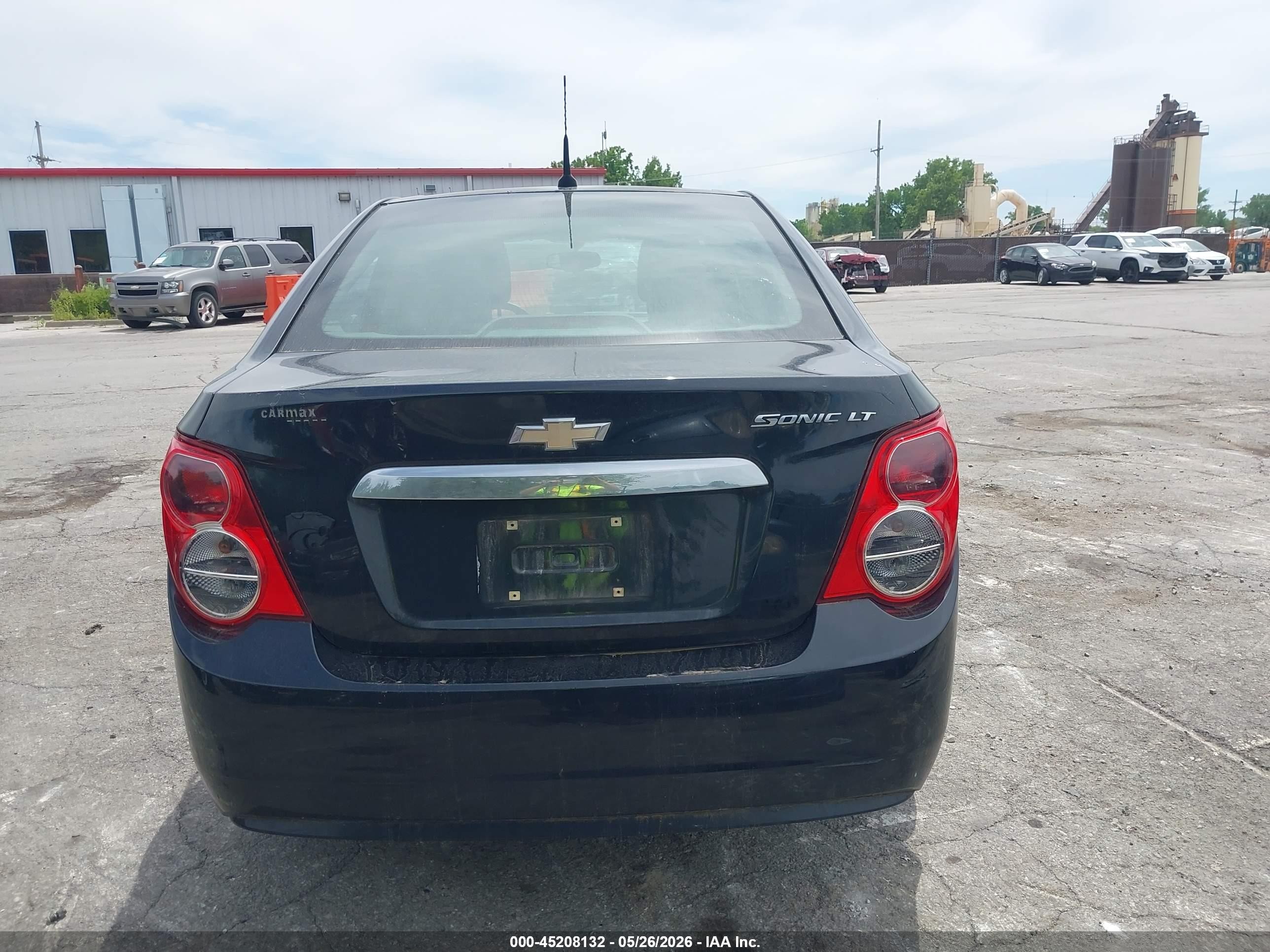 2014 Chevrolet Sonic Lt Auto Black vin: 1G1JC5SH3E4229518