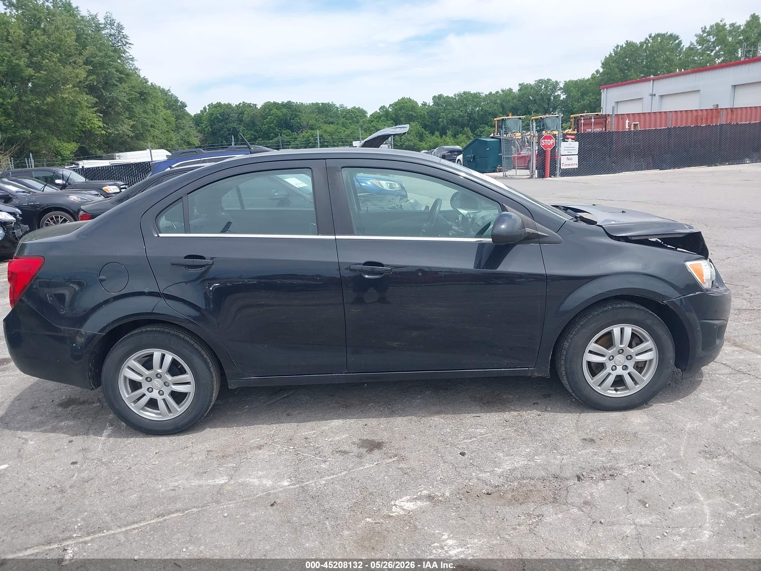 2014 Chevrolet Sonic Lt Auto Black vin: 1G1JC5SH3E4229518