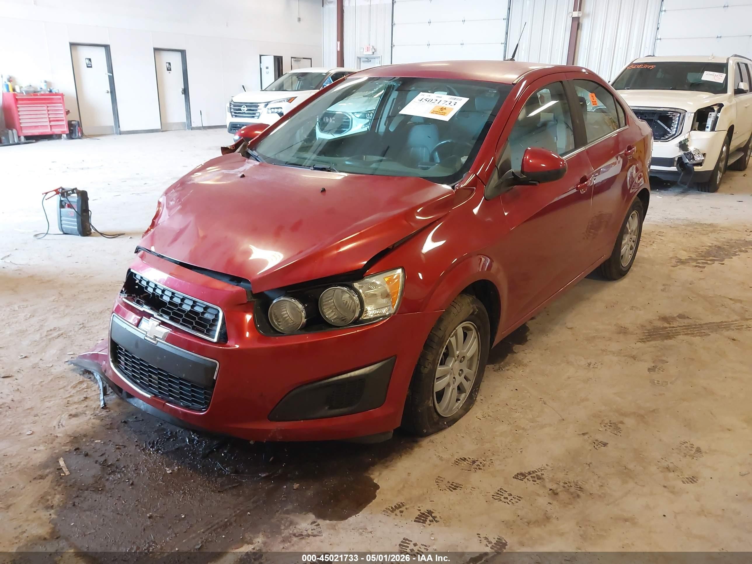 2014 Chevrolet Sonic Lt Auto Red vin: 1G1JC5SH3E4233195
