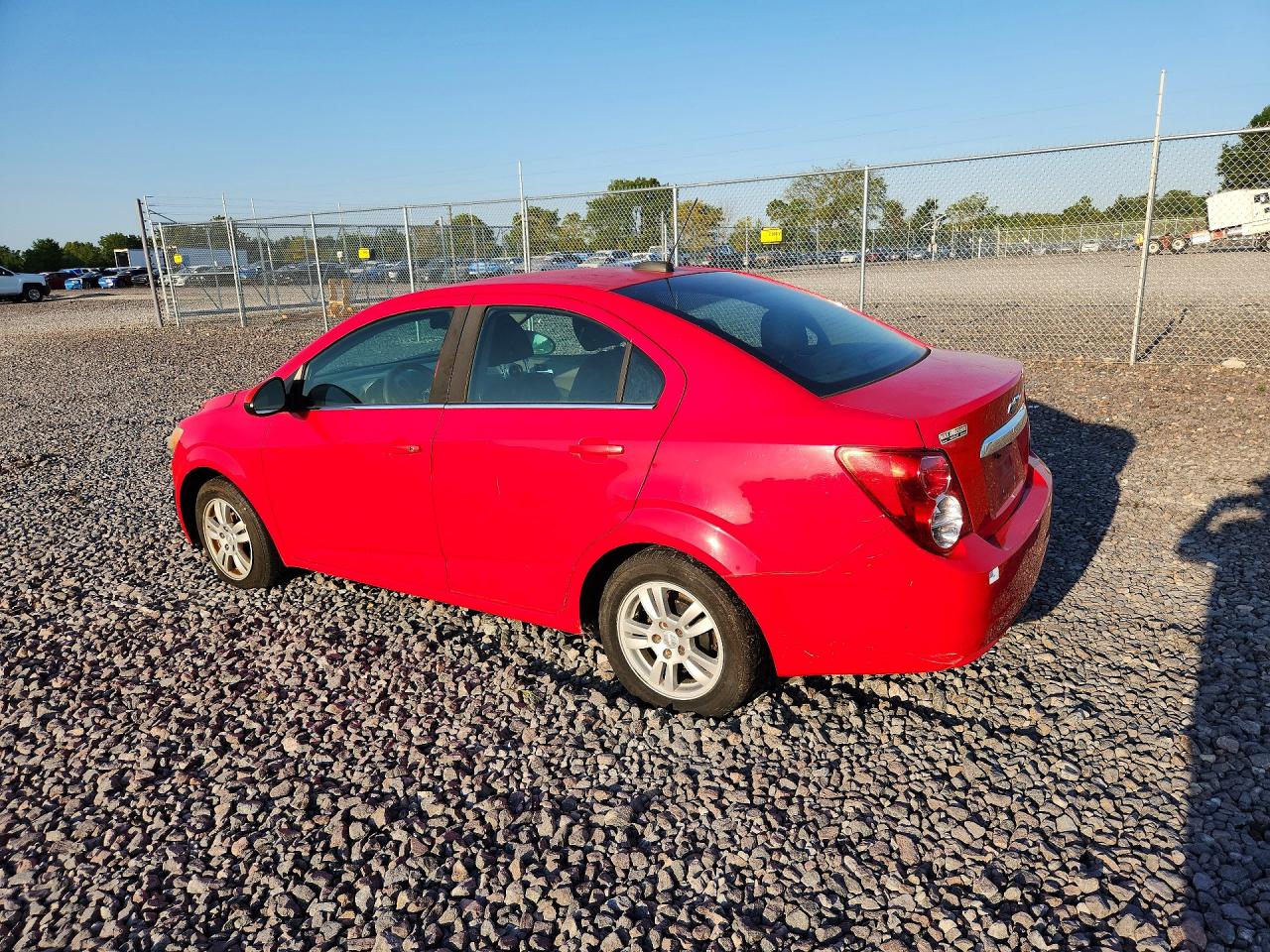 2015 Chevrolet Sonic Lt Red vin: 1G1JC5SH3F4114001