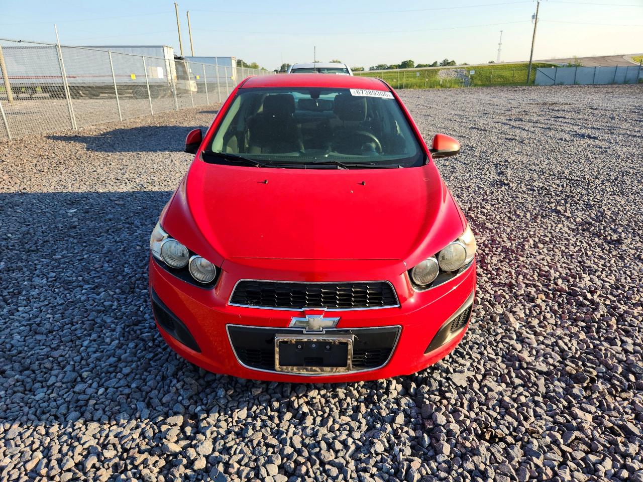 2015 Chevrolet Sonic Lt Red vin: 1G1JC5SH3F4114001