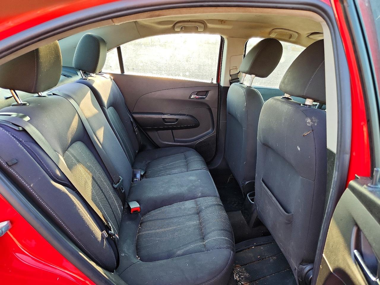 2015 Chevrolet Sonic Lt Red vin: 1G1JC5SH3F4114001