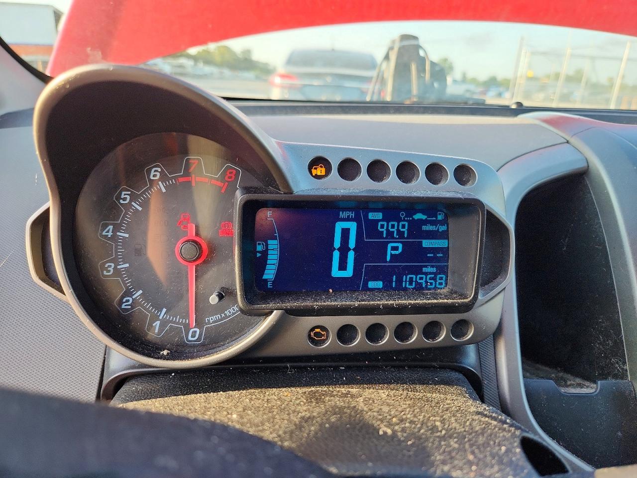 2015 Chevrolet Sonic Lt Red vin: 1G1JC5SH3F4114001
