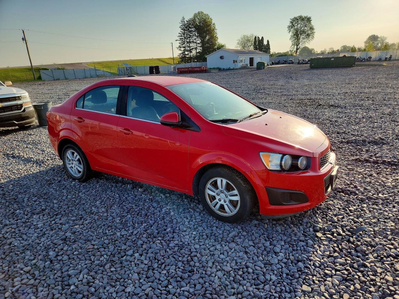 2015 Chevrolet Sonic Lt Red vin: 1G1JC5SH3F4114001