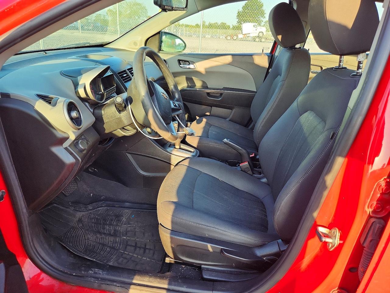 2015 Chevrolet Sonic Lt Red vin: 1G1JC5SH3F4114001
