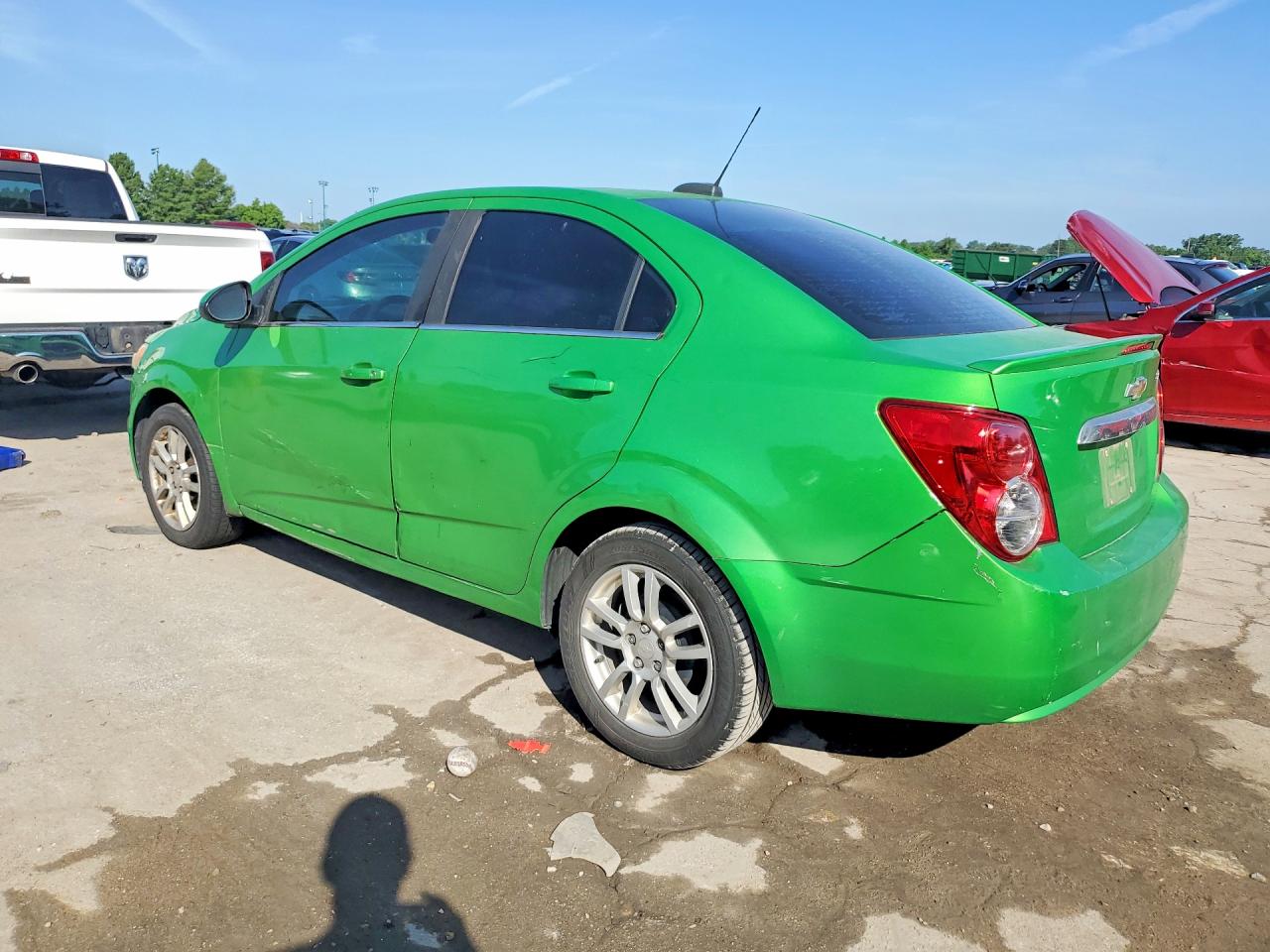 2015 Chevrolet Sonic Lt Зеленый vin: 1G1JC5SH3F4132398