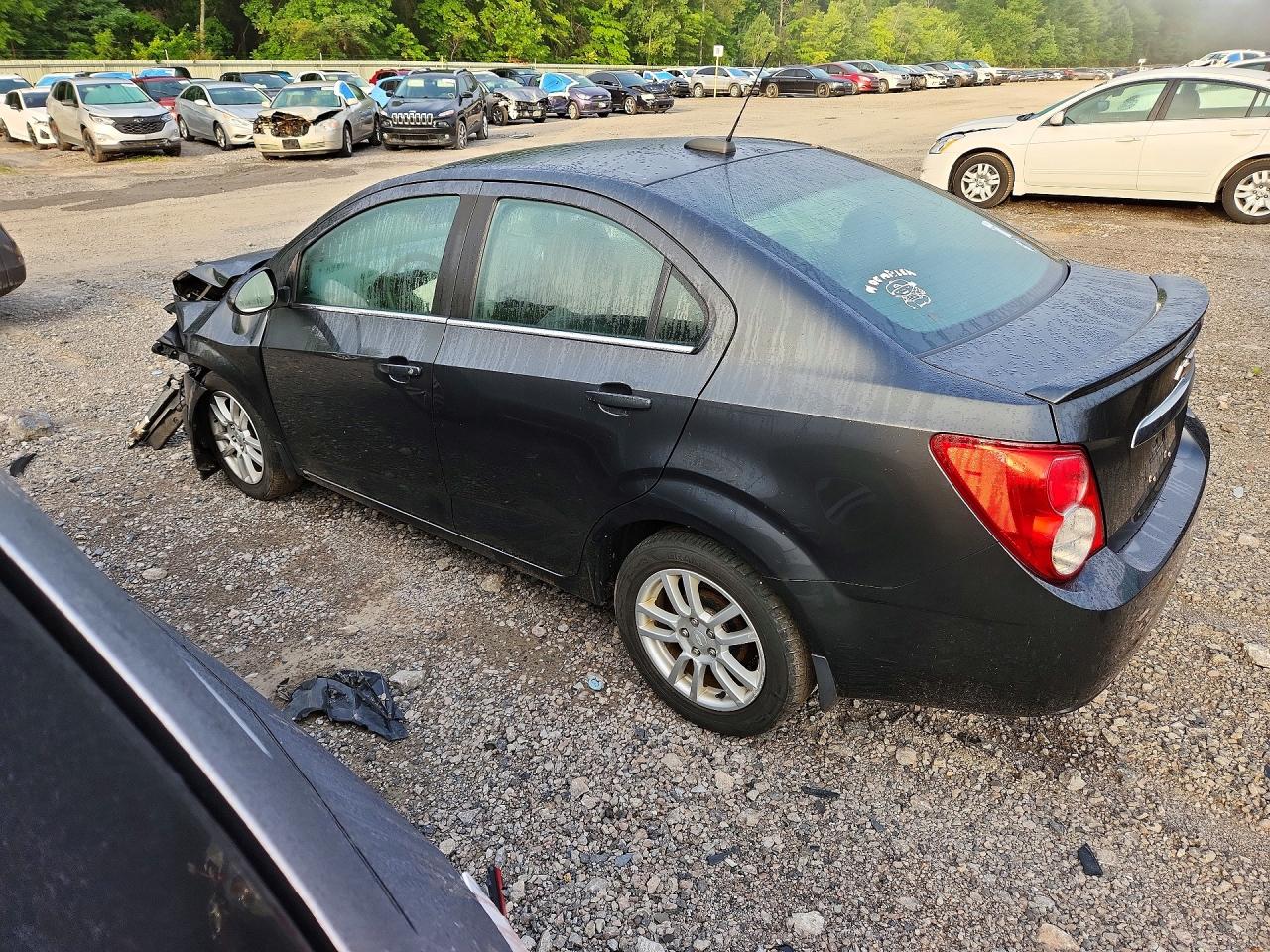 2015 Chevrolet Sonic Lt Black vin: 1G1JC5SH3F4149847