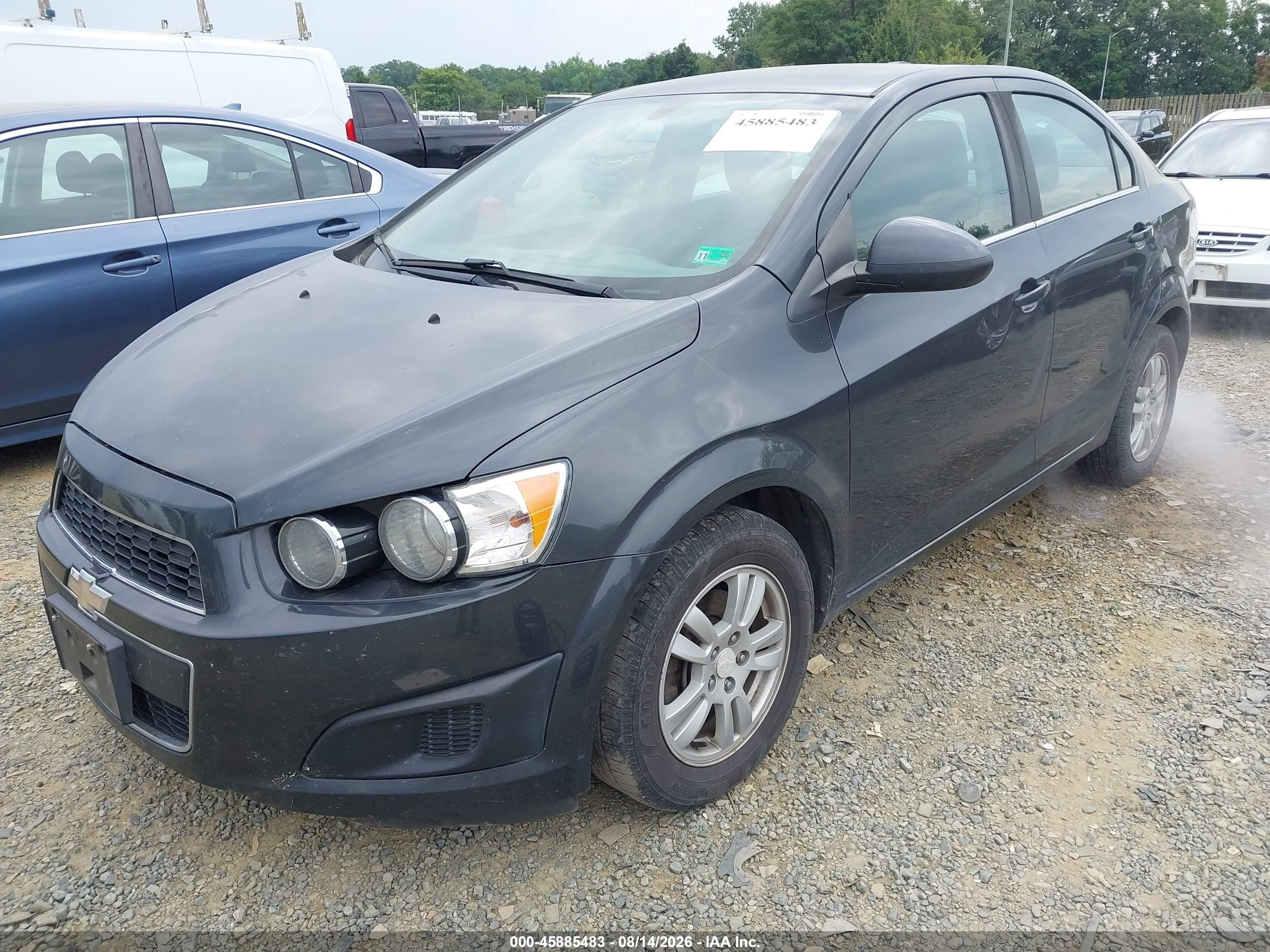 2015 Chevrolet Sonic Lt Auto Gray vin: 1G1JC5SH3F4163277