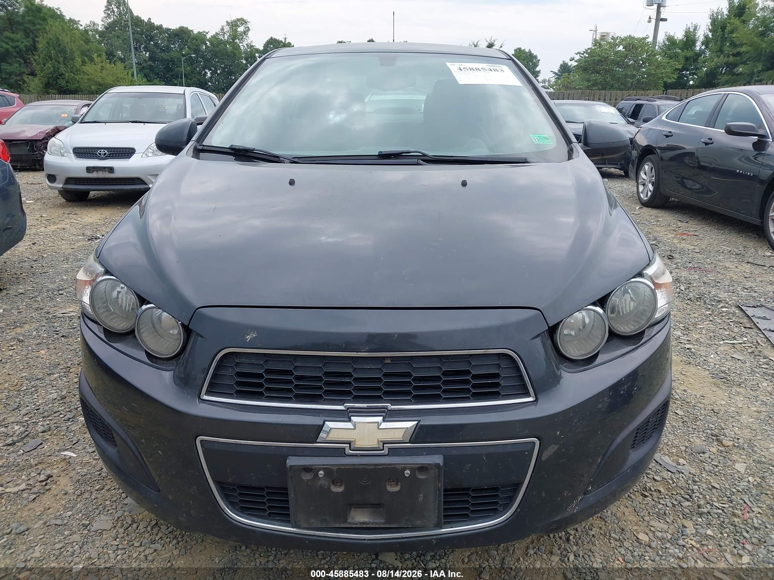 2015 Chevrolet Sonic Lt Auto Gray vin: 1G1JC5SH3F4163277
