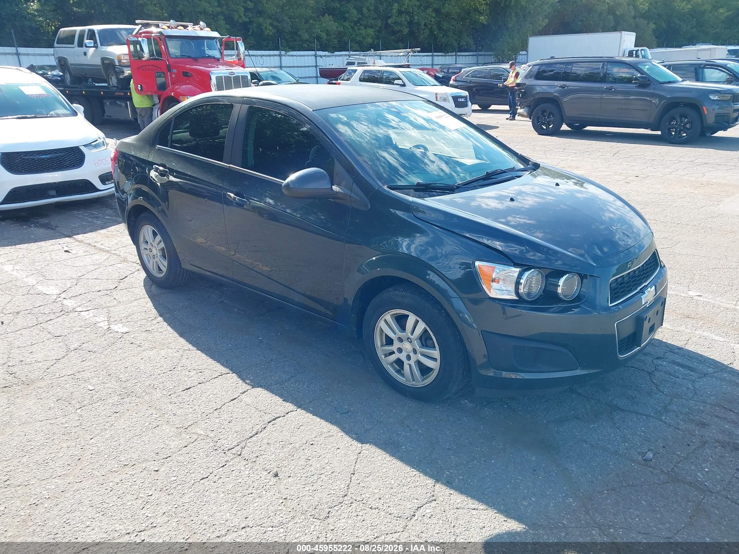 2015 Chevrolet Sonic Lt Auto Gray vin: 1G1JC5SH3F4170357