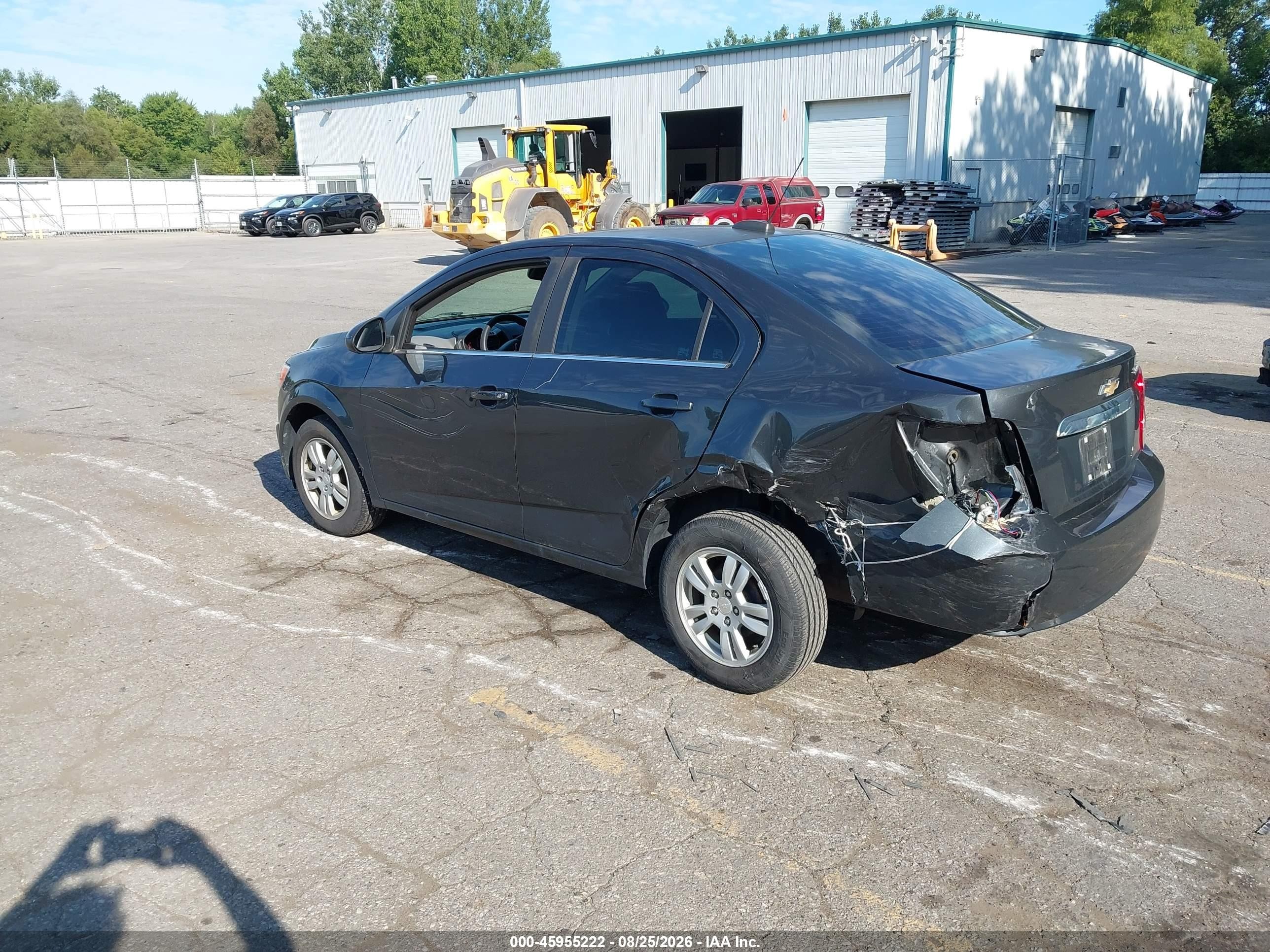 2015 Chevrolet Sonic Lt Auto Gray vin: 1G1JC5SH3F4170357