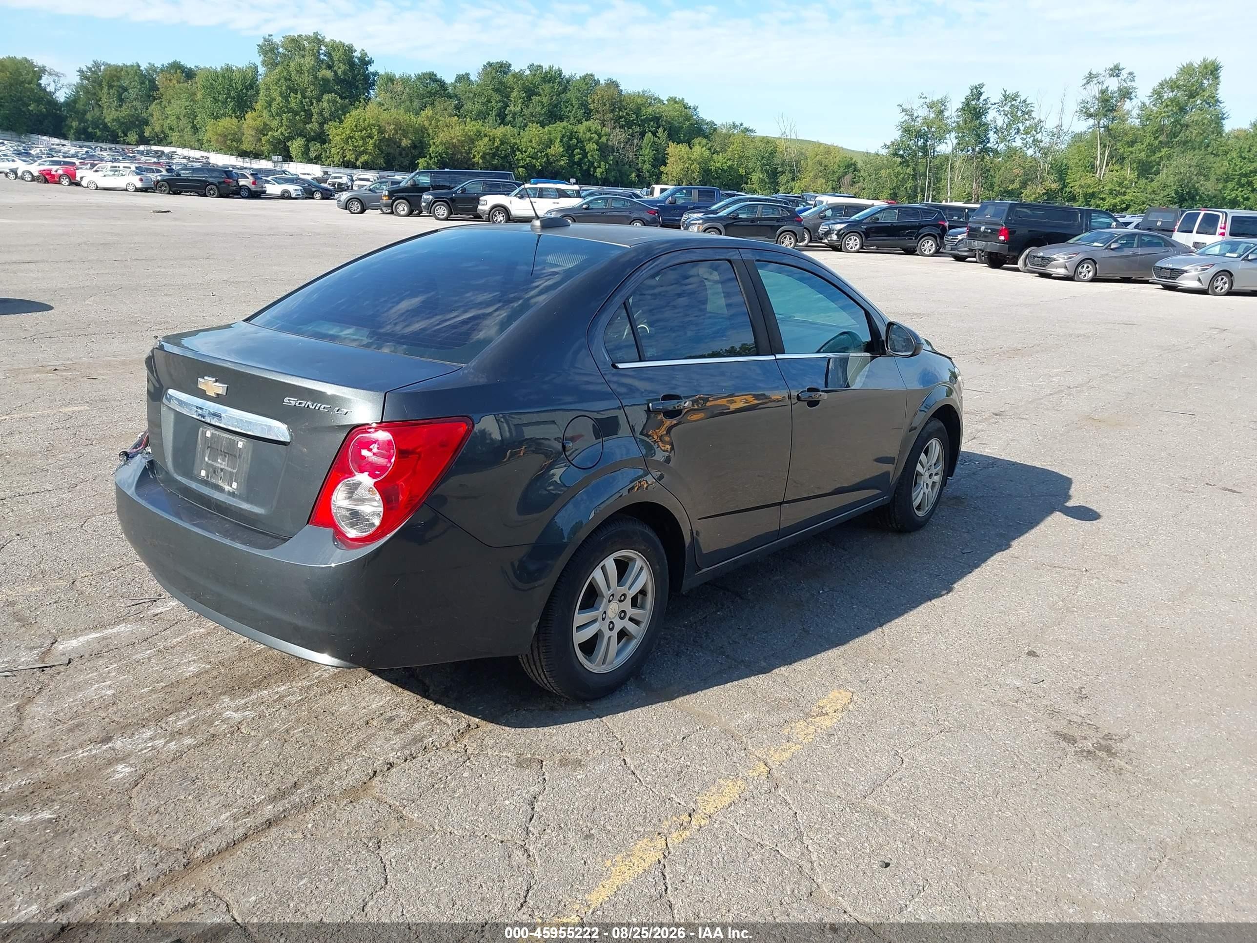 2015 Chevrolet Sonic Lt Auto Gray vin: 1G1JC5SH3F4170357