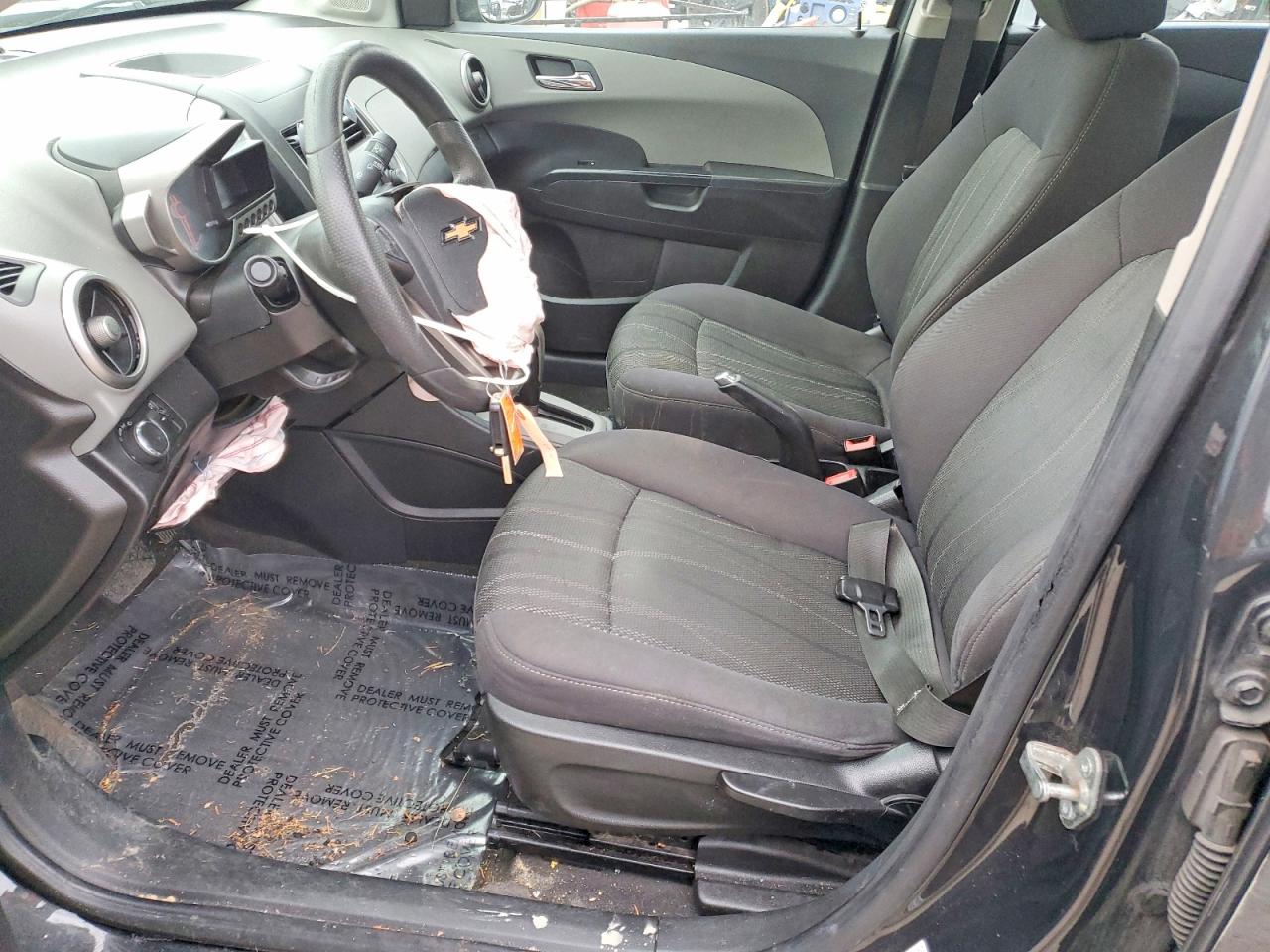 2015 Chevrolet Sonic Lt Black vin: 1G1JC5SH3F4180693