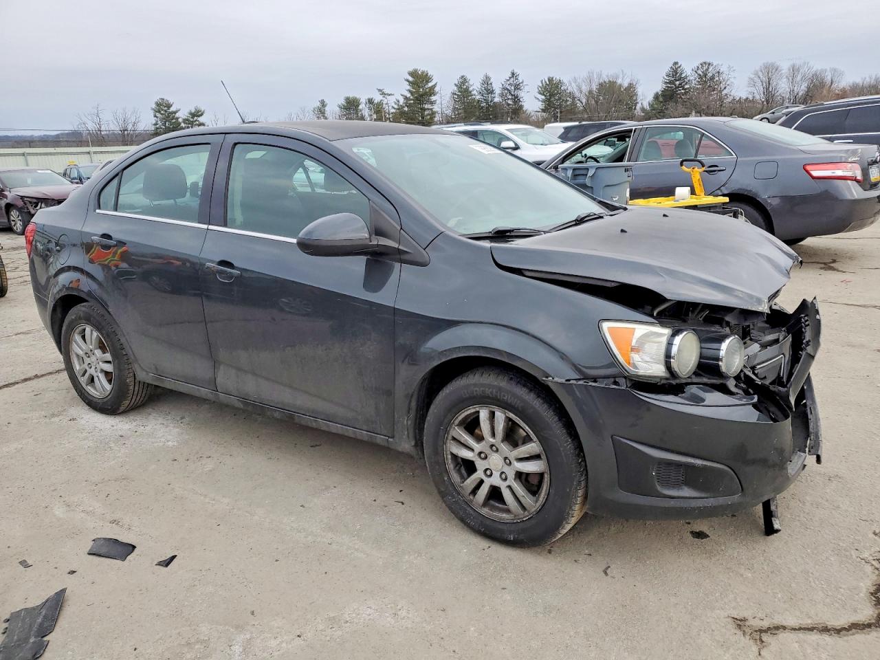 2015 Chevrolet Sonic Lt Black vin: 1G1JC5SH3F4180693