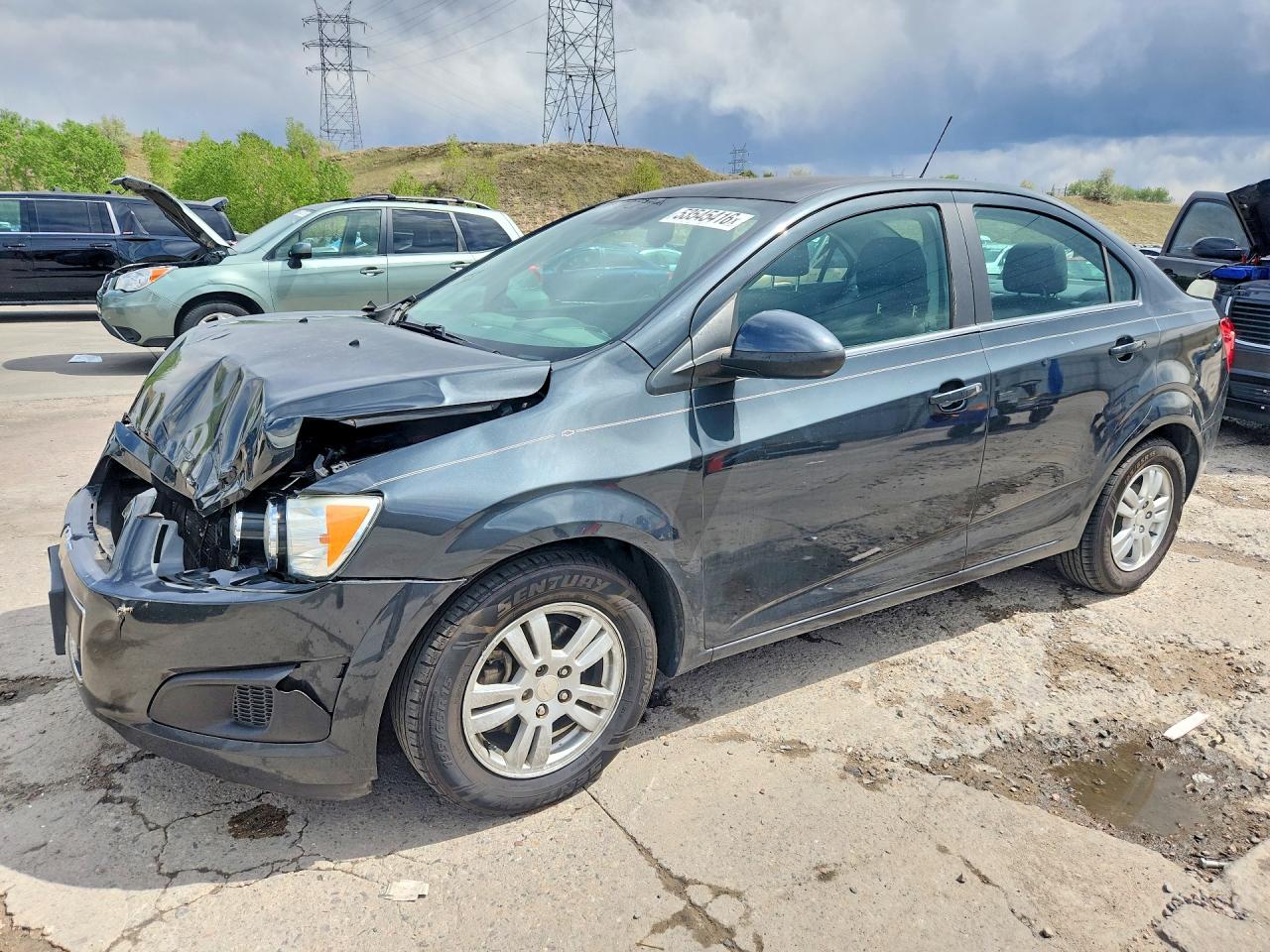 2015 Chevrolet Sonic Lt Black vin: 1G1JC5SH3F4181813