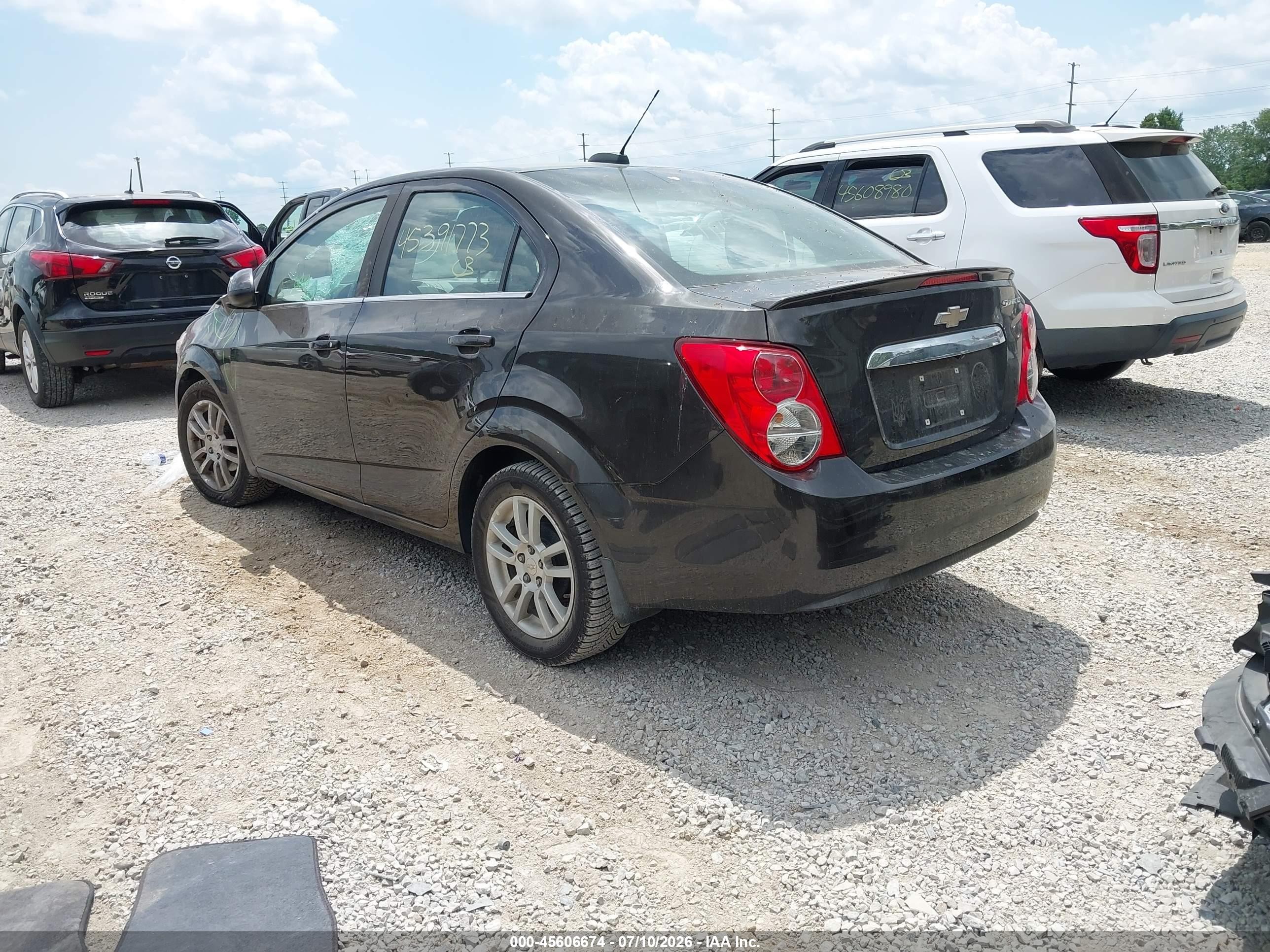 2015 Chevrolet Sonic Lt Auto Black vin: 1G1JC5SH3F4183254