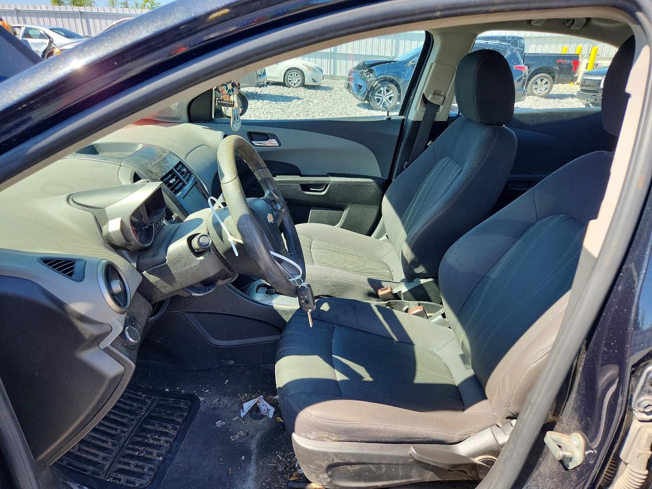 2015 Chevrolet Sonic Lt Black vin: 1G1JC5SH3F4183920