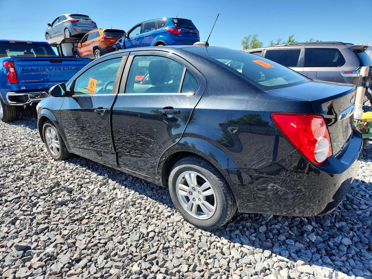 2015 Chevrolet Sonic Lt Black vin: 1G1JC5SH3F4183920