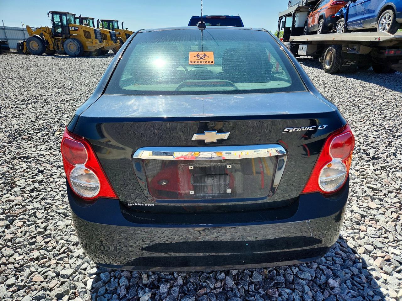 2015 Chevrolet Sonic Lt Black vin: 1G1JC5SH3F4183920