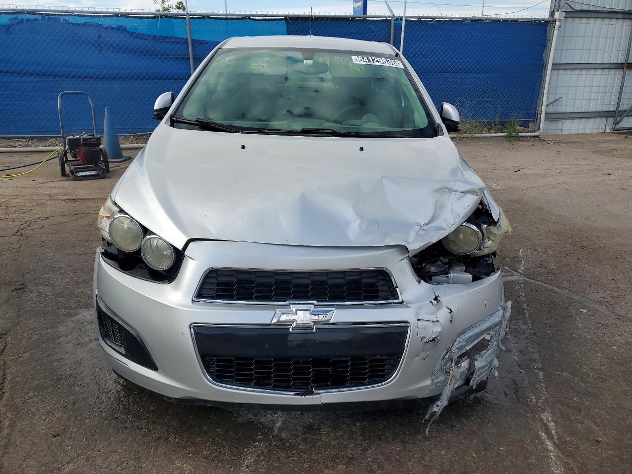2015 Chevrolet Sonic Lt Silver vin: 1G1JC5SH3F4200506