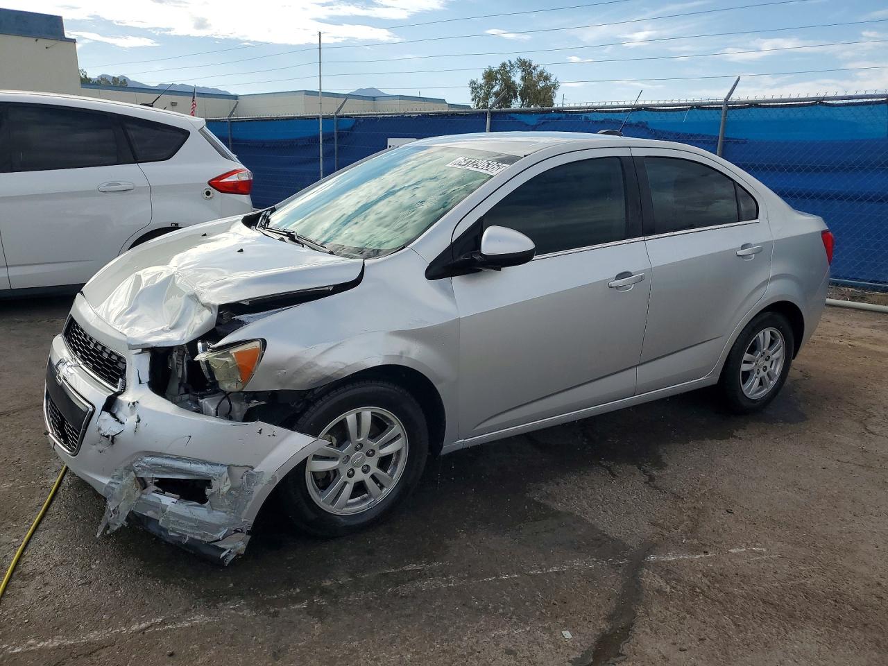2015 Chevrolet Sonic Lt Silver vin: 1G1JC5SH3F4200506