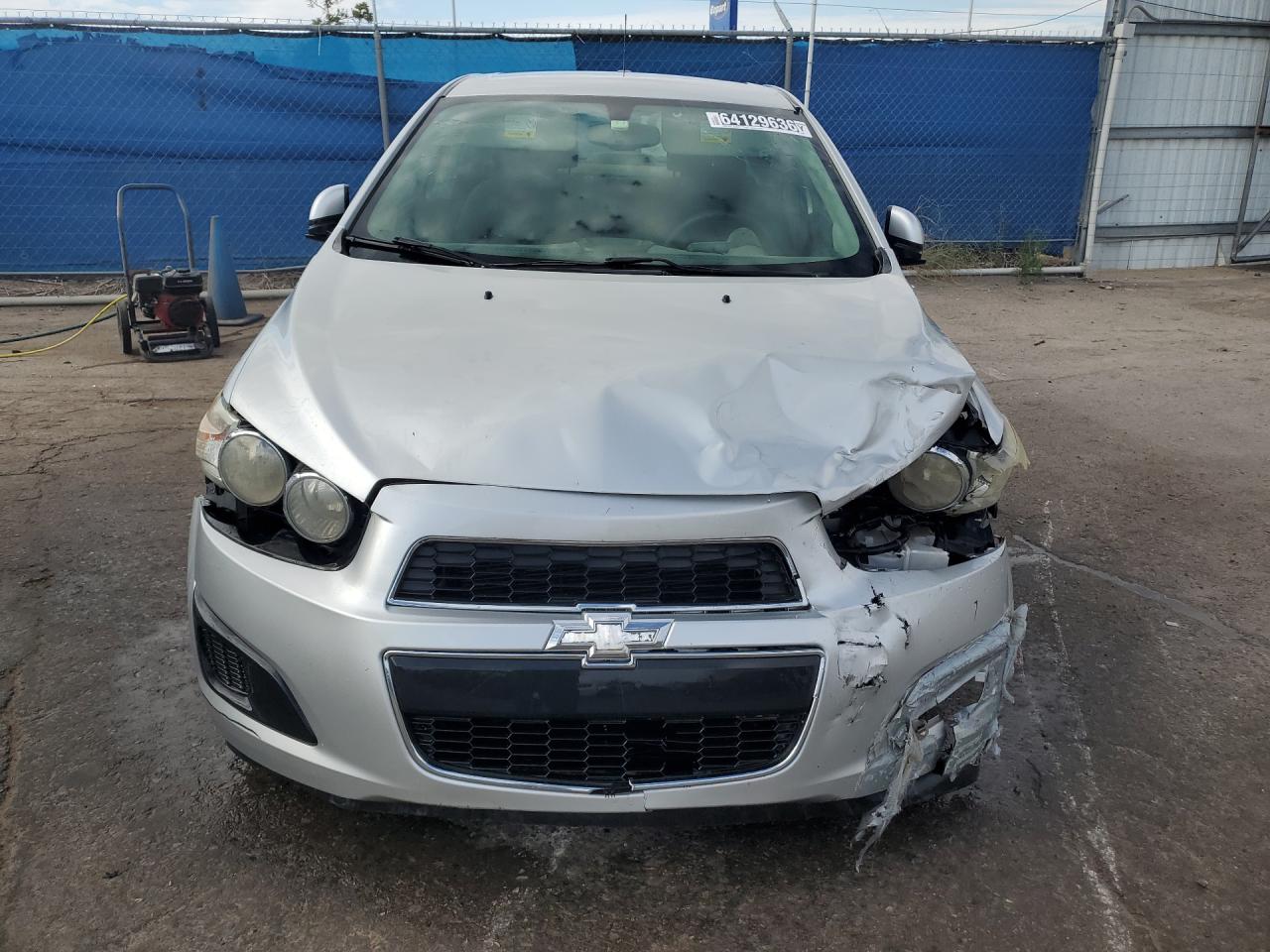 2015 Chevrolet Sonic Lt Silver vin: 1G1JC5SH3F4200506 Damage: Grille, Broken, Replacement Required
