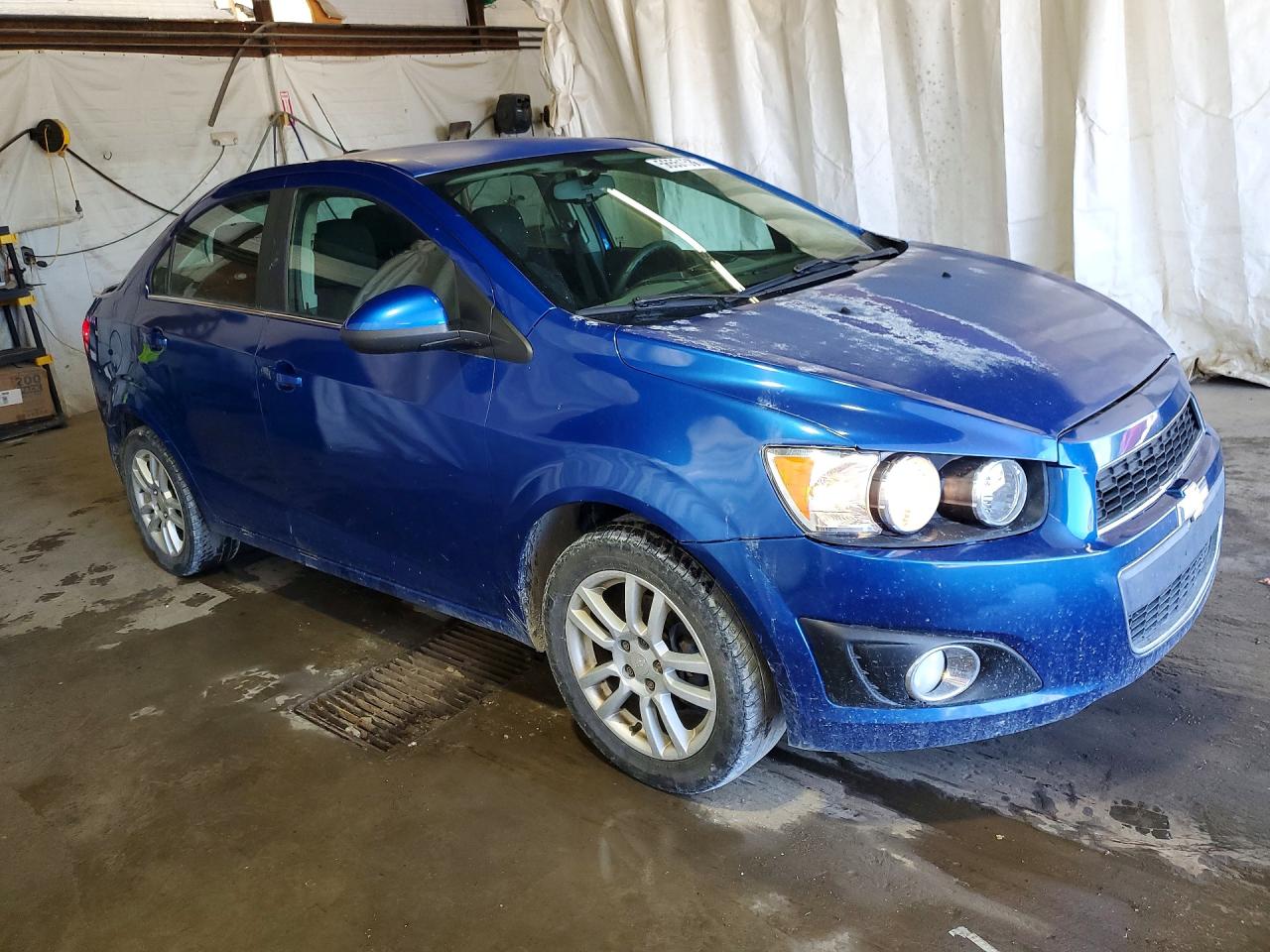 2016 Chevrolet Sonic Lt Blue vin: 1G1JC5SH3G4152121