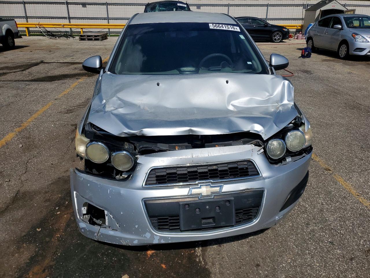 2016 Chevrolet Sonic Lt Silver vin: 1G1JC5SH3G4185717
