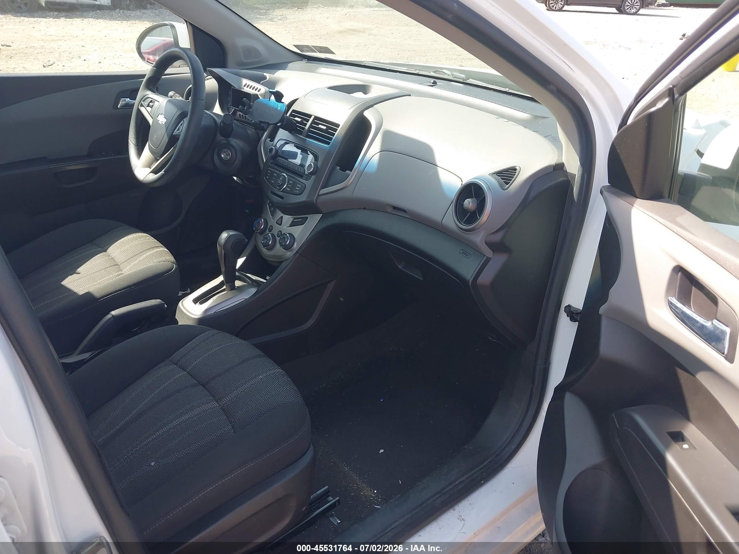 2012 Chevrolet Sonic 2lt White vin: 1G1JC5SH4C4113886