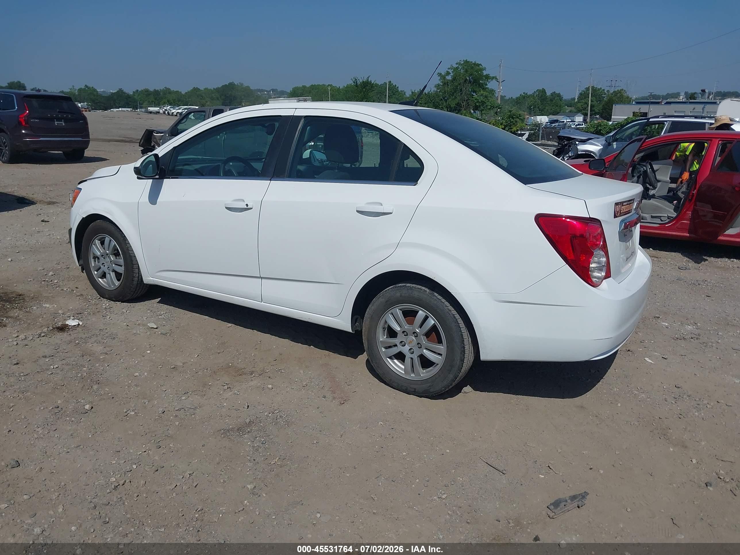 2012 Chevrolet Sonic 2lt White vin: 1G1JC5SH4C4113886