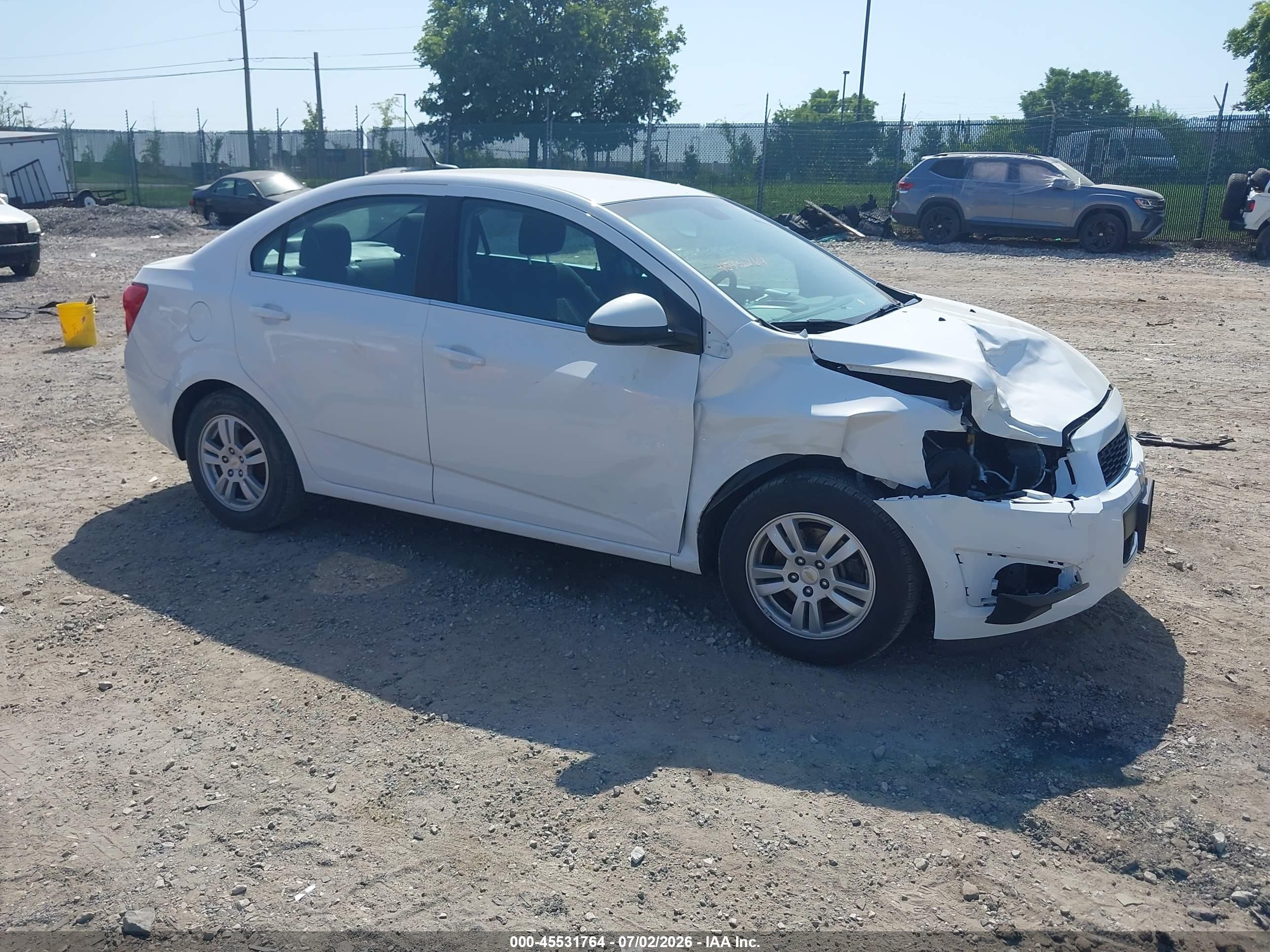 2012 Chevrolet Sonic 2lt White vin: 1G1JC5SH4C4113886