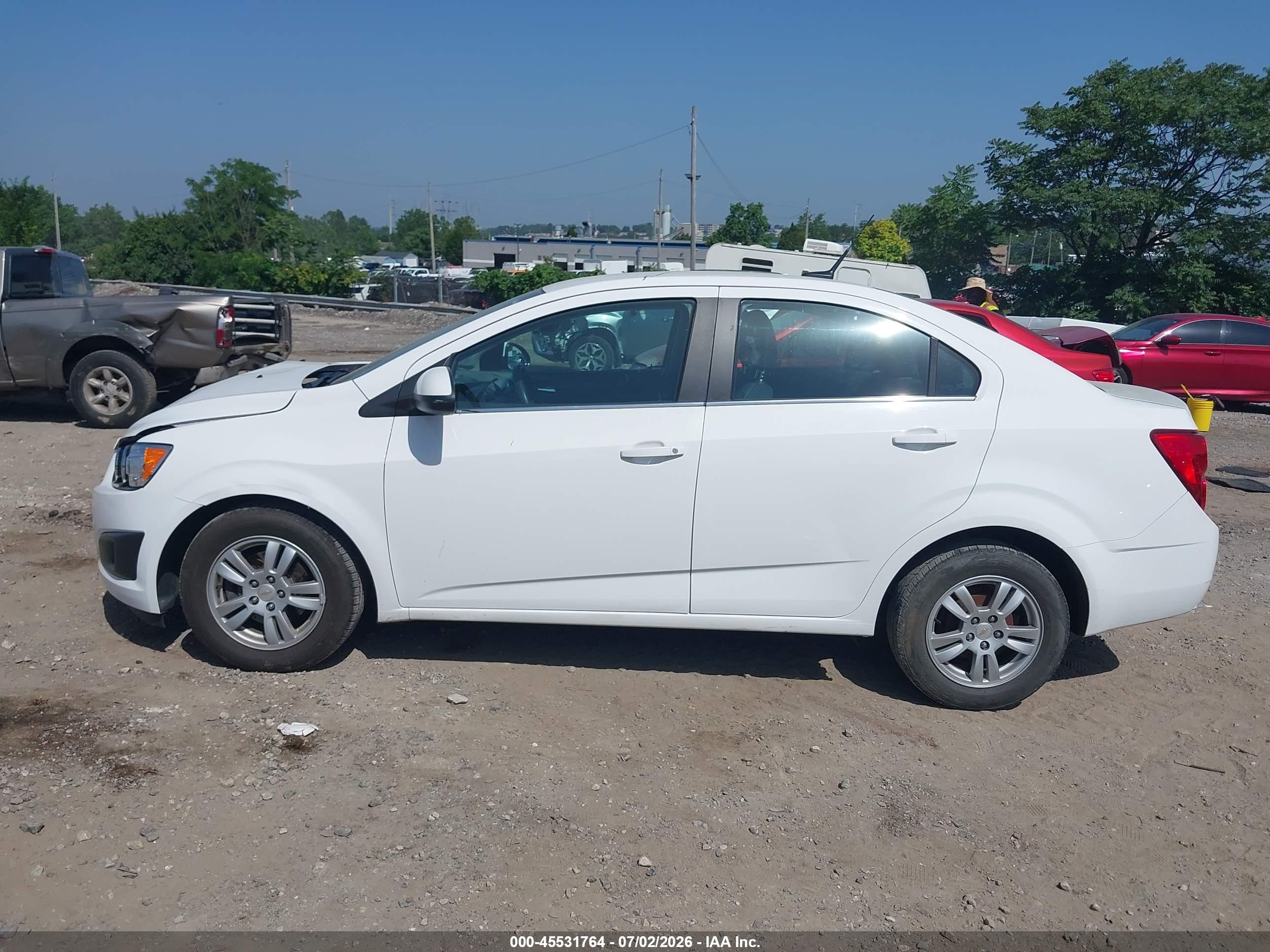 2012 Chevrolet Sonic 2lt White vin: 1G1JC5SH4C4113886