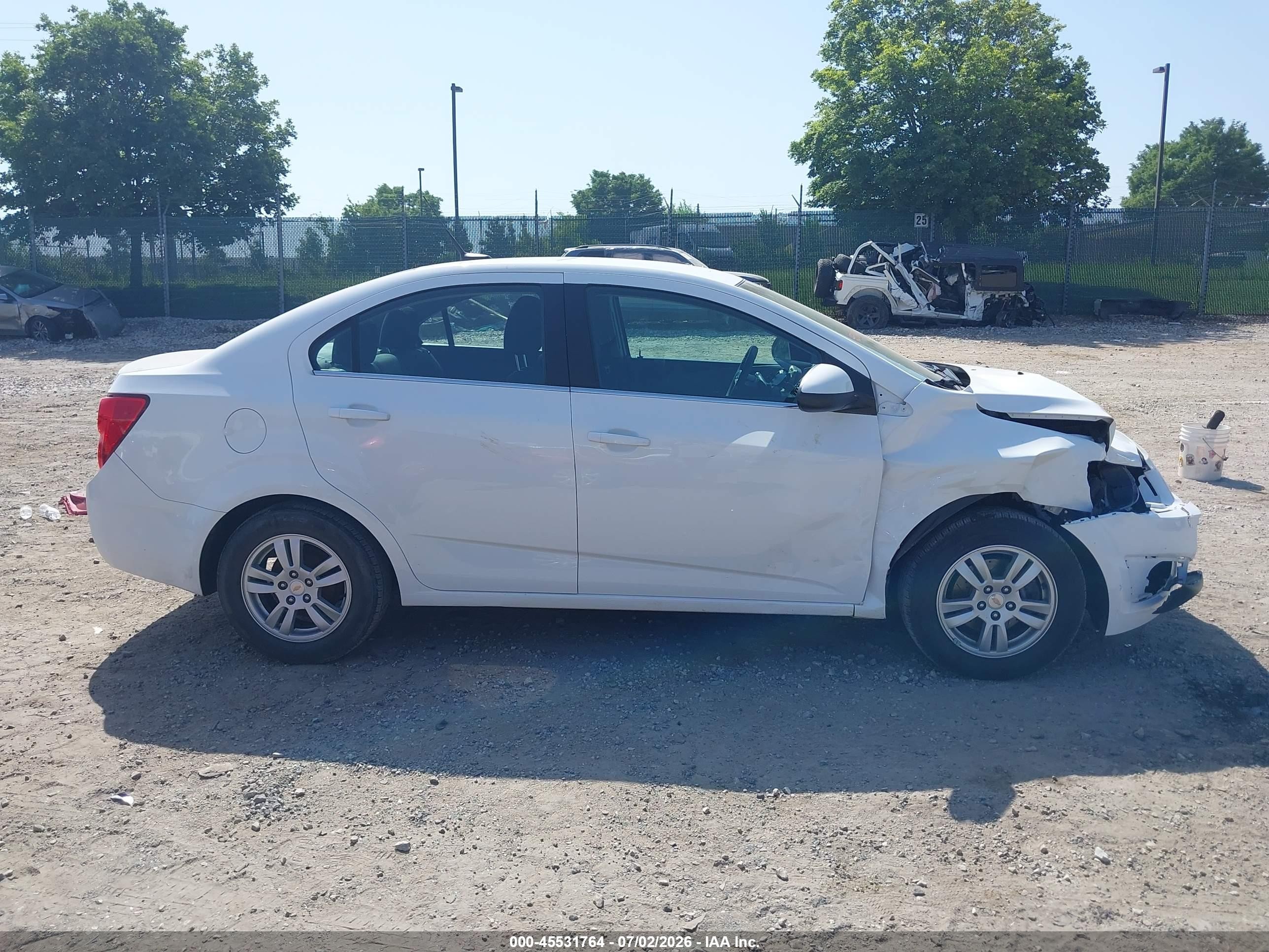 2012 Chevrolet Sonic 2lt White vin: 1G1JC5SH4C4113886