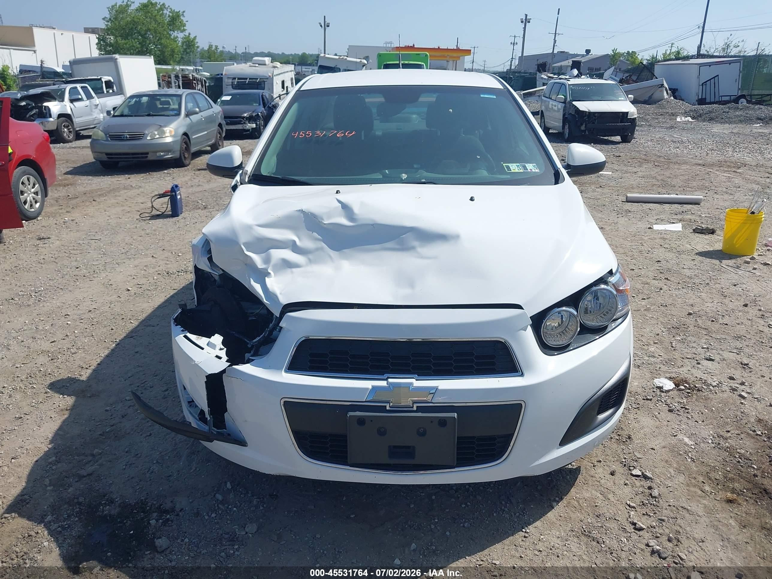 2012 Chevrolet Sonic 2lt White vin: 1G1JC5SH4C4113886