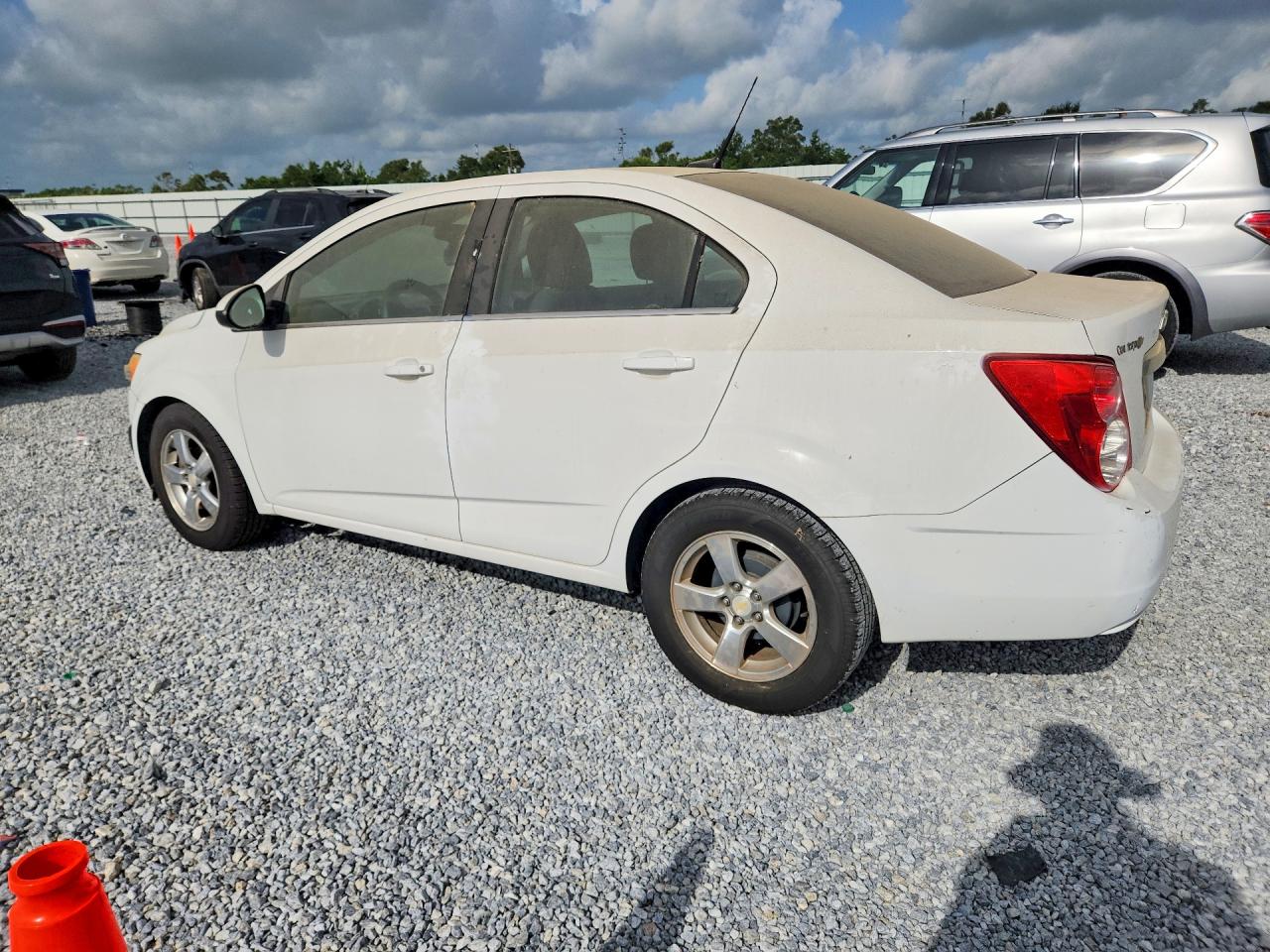 2012 Chevrolet Sonic Lt White vin: 1G1JC5SH4C4125388