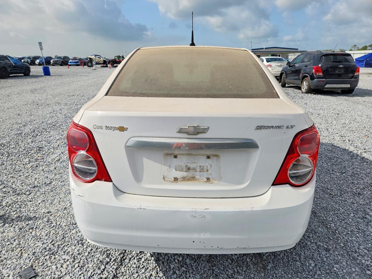 2012 Chevrolet Sonic Lt White vin: 1G1JC5SH4C4125388