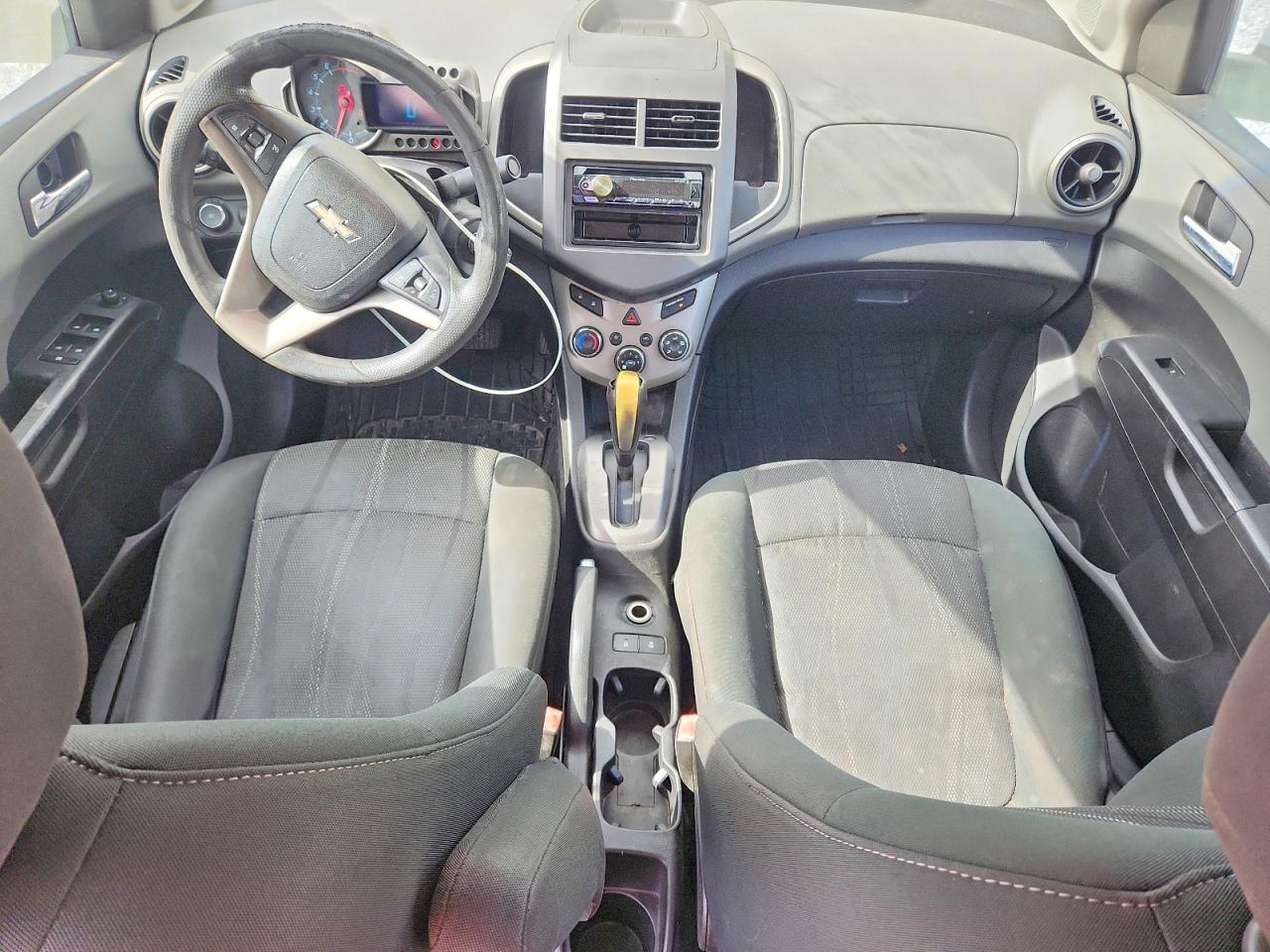 2012 Chevrolet Sonic Lt White vin: 1G1JC5SH4C4125388