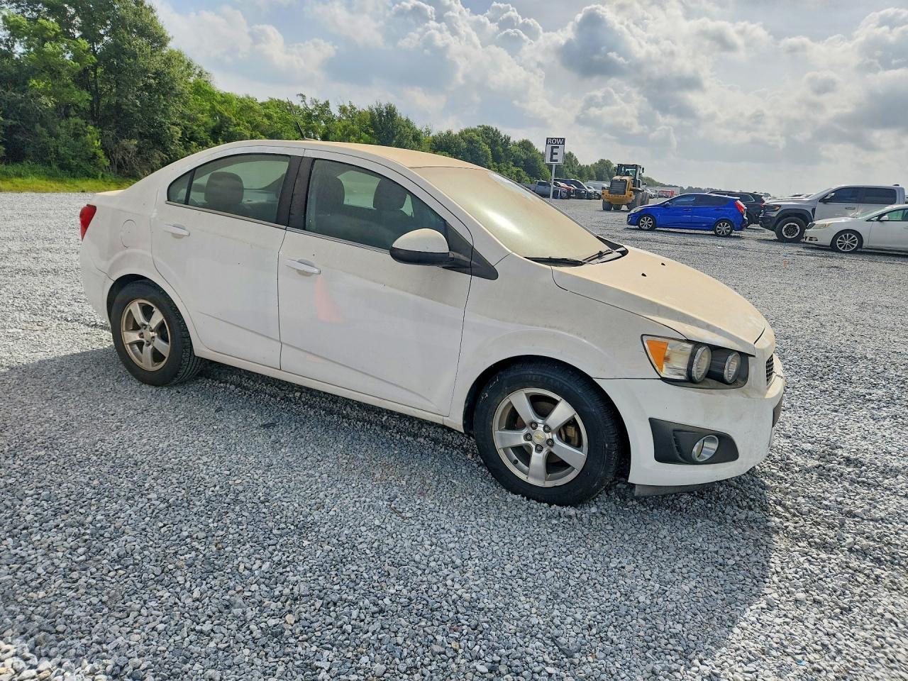 2012 Chevrolet Sonic Lt White vin: 1G1JC5SH4C4125388