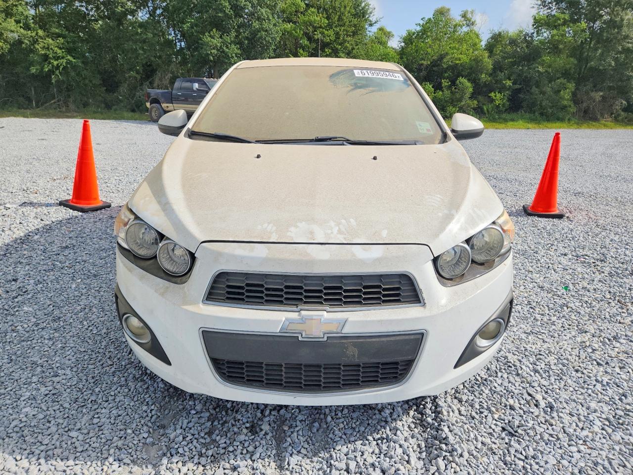 2012 Chevrolet Sonic Lt White vin: 1G1JC5SH4C4125388