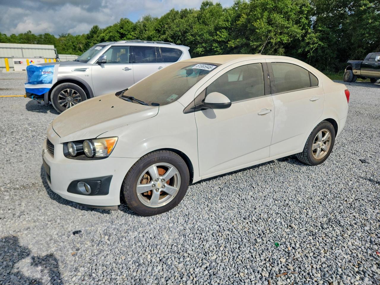 2012 Chevrolet Sonic Lt White vin: 1G1JC5SH4C4125388