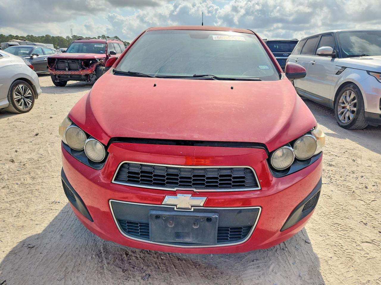 2012 Chevrolet Sonic Lt Red vin: 1G1JC5SH4C4140876