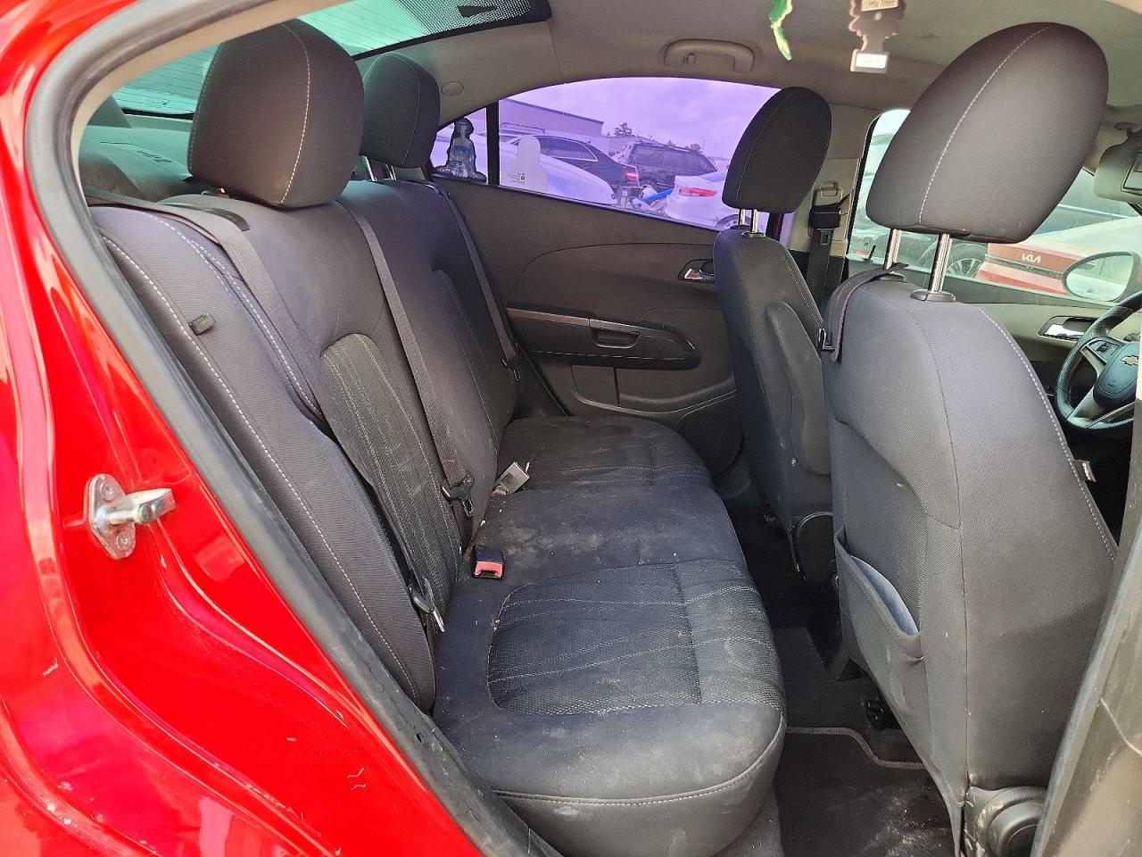 2012 Chevrolet Sonic Lt Red vin: 1G1JC5SH4C4140876