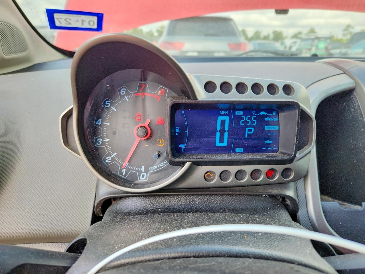2012 Chevrolet Sonic Lt Red vin: 1G1JC5SH4C4140876