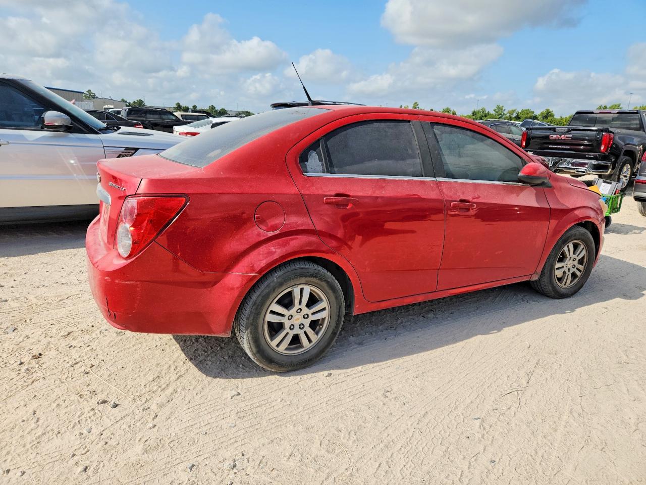 2012 Chevrolet Sonic Lt Red vin: 1G1JC5SH4C4140876