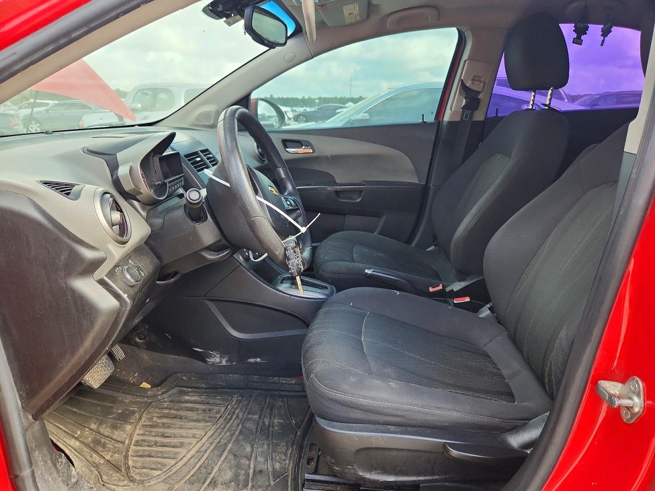 2012 Chevrolet Sonic Lt Red vin: 1G1JC5SH4C4140876